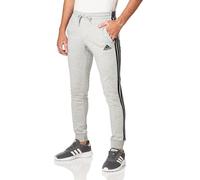 Men's Adidas Logo Joggers Tracksuit Jogging Bottoms Track Sweat Pants - Grey