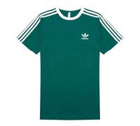 Men's adidas originals 3-Stripes Tee Casual Round Neck Loose Logo Stripe Short Sleeve Green HE9546 XXL