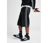 MENS ADIDAS ORIGINALS FIREBIRD DENIM SHOTRS - ALL SIZES - BLACK - JC6719 - NEW.