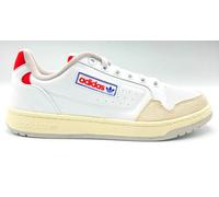 MENS ADIDAS ORIGINALS NY 90 RETRO TRAINERS - ALL SIZES - WHITE/RED - GX4393.