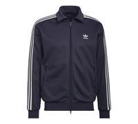 Men's adidas originals Stripe Printing Stand Collar Sports Jacket Dark Grey Navy Blue HB9445 M