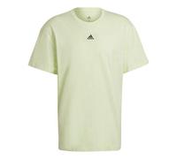 Men's adidas Solid Color Logo Athleisure Casual Sports Short Sleeve Green T-Shirt HE4366 XXL