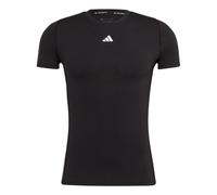 Men's adidas Solid Color Logo Printing Round Neck Short Sleeve Japanese Version Black T-Shirt HK2337 S