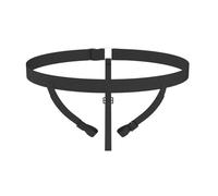 Men's Adjustable Chastity Cage Retention Belt, Elastic Anti-Slip Anti-Fall Auxiliary Strap, Comfortable Support Band for CB Chastity Device Daily Wear Black