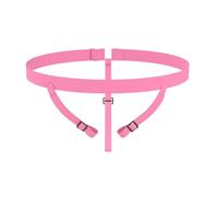 Men's Adjustable Chastity Cage Retention Belt, Elastic Anti-Slip Anti-Fall Auxiliary Strap, Comfortable Support Band for CB Chastity Device Daily Wear Pink