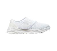 Mens Adjustable Strap Walking Shoes Wide Fit Lightweight Trainers White