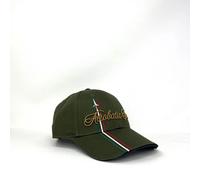 Men's Aeronautica Militare Cap HA1163 Embroidered Green Pilot
