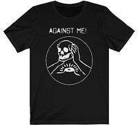 Men's Against Me Laura Jane Grace Punk Music Rock Music T-Shirt Black M