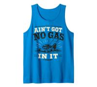 Mens Ain’t Got No Gas in It - Funny Lawn Mower Yard Work Tank Top