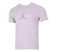Men's Air Jordan Alphabet Flying Man Logo Printing Round Neck Casual Short Sleeve Lavender Light Purple T-Shirt DM1463-530 XXXL
