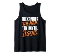 Mens Alexander Personalized Name The Man The Myth The Legend Tank Top