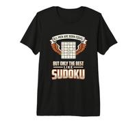 Mens All Men are Born Equal Best Like Sudoku Puzzle Solver Premium T-Shirt