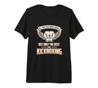 Mens All Men are Born Equal The Best Do Kickboxing Kickboxer Premium T-Shirt