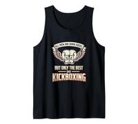 Mens All Men are Born Equal The Best Do Kickboxing Kickboxer Tank Top