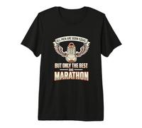 Mens All Men are Born Equal The Best Do Marathon Runner Premium T-Shirt