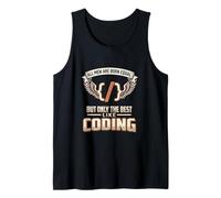 Mens All Men are Born Equal The Best Like Coding Coder Tank Top