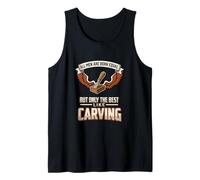 Mens All Men are Born Equal The Best Like Wood Carving Carver Tank Top