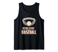Mens All Men are Born Equal The Best Play Baseball Player Tank Top