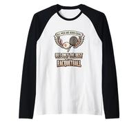 Mens All Men are Born Equal The Best Play Racquetball Player Raglan Baseball Tee