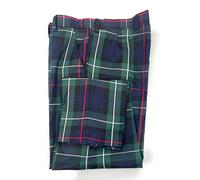 Mens All Season Traditional Tartan Trousers Formal Wedding Party Golf Comfort Stretch Fit Waistband (UK, Waist & Inseam, 48, 33, Mackenzie)