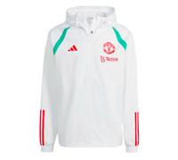 Men's All Weather Jacket White 2023-2024 Man Utd Football Training Sportswear