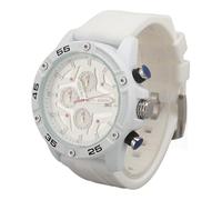 Men's Alloy Watch, Dating Function Casual Calendar Watch for a Man for Everyday Life (White)