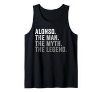 Mens Alonso The Man The Myth The Legend First Name Tank Top