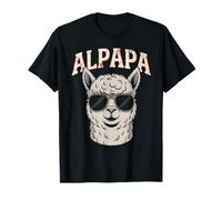 Mens Alpapa Alpaca Lama Becoming Father Dad New Dad T-Shirt