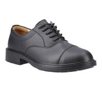 Mens Amblers Brogue Safety Shoes Steel Toe Lace-Ups PU Sole Black UK Sizes 6-14