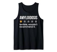 Mens Amyloidosis One Star Rating Amyloidosis Awareness Tank Top
