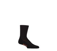 FALKE Unisex Walkie Light U So Wool Plain 1 Pair Socks, Black 3000, 11-12.5