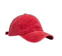 Mens and Womens Fashion Casual Caps Cap Hats Finding My Little Hat (Watermelon Red, One Size)