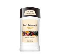 Men's and Women's Natural Deodorant Stick - Natural Citrus Aroma, Triple Protection, Aluminium & Alcohol Free, No White Marks. (Fruit)