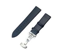 Men's and Women's PU Leather Wristwatch Strap 18mm 20mm 22mm Soft Ultra-thin Watchband Universal Replacement Watch Band(Blu,18mm)