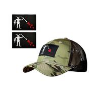Men's and Women's Seal Team Tactical Baseball Cap Snapback Stretchable Hat Running/Fishing Camouflage+2 Patch (2,L)