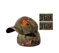 Men's and Women's Seal Team Tactical Baseball Cap Snapback Stretchable Hat Running/Fishing Camouflage Full Back Cap + 2 Patch (7,L)