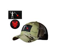 Men's and Women's Seal Team Tactical Baseball Cap Snapback Stretchable Hat Running/Fishing Camouflage+2 Patch (3,L)