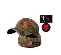 Men's and Women's Seal Team Tactical Baseball Cap Snapback Stretchable Hat Running/Fishing Camouflage Full Back Cap + 2 Patch (1,L)