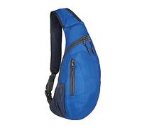 Men's And Women's Solid Color Zipper Foldable Chest Bag Single Shoulder Crossbody Bag Sports Bag Outdoor Shoulder Bag Shoulder Bag for Women (Blue, One Size)