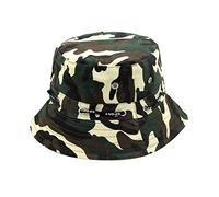 Mens and Womens Summer Fashion Casual Sun Go Out to Play Fisherman Hat Basin Hat Men's Cap (Camouflage, One Size)
