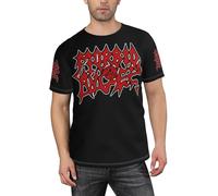 Men's Angel Metal Band Morbid T-Shirt Casual Short-Sleeve Tees Concert Merch Lightweight Tee-Shirt Black 3XL