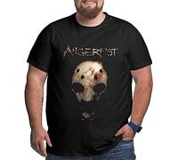 Men's Angerfist Graphic Cotton Black Short Sleve Tee Size L