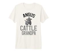 Mens Angus Cattle Grandpa Cute Cow Grandpa Premium T-Shirt