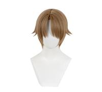 Men's Anime Cosplay Wig for Honkai: Star Rail Lyndon Skott Dark Brown Short Hairs Wigs Party Halloween Christmas