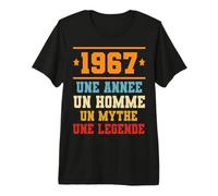 Mens Anniversaire Cadeau Design Drole Homme 1967 Premium T-Shirt