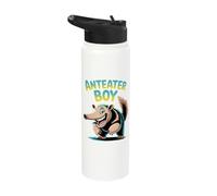 Mens Anteater Boy Funny Bug Eater Jungle Themed Party Design Stainless Steel Insulated Water Bottle