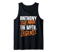 Mens Anthony Personalized Name The Man The Myth The Legend Tank Top