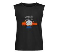 Men's Anthrax Persistence of Time Sleeveless T Shirt Vest Black XXL