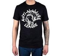 Mens Anti Nowhere League T-Shirt The Perfect Crime Scum Black S