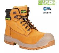 Mens Apache Nubuck Waterproof S7 Safety Boots Work Site Ankle Composite Toe Cap